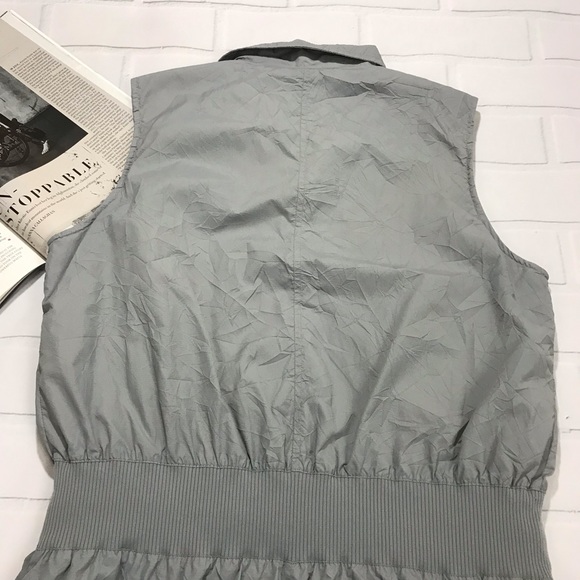 Zenergy Chico’s Jump Suit Romper Dress Nylon Grey - Picture 7 of 8